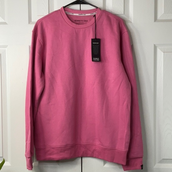 Kenneth Cole The Fleece Sweatshirt Men’s Pink Size M - Picture 1 of 9